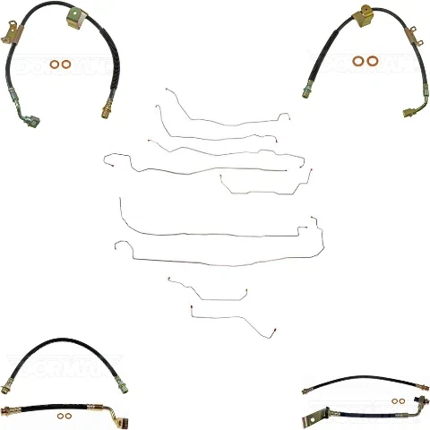 Complete Brake Line & Hose Kit for 2003-2007 Hummer H2 BLH97